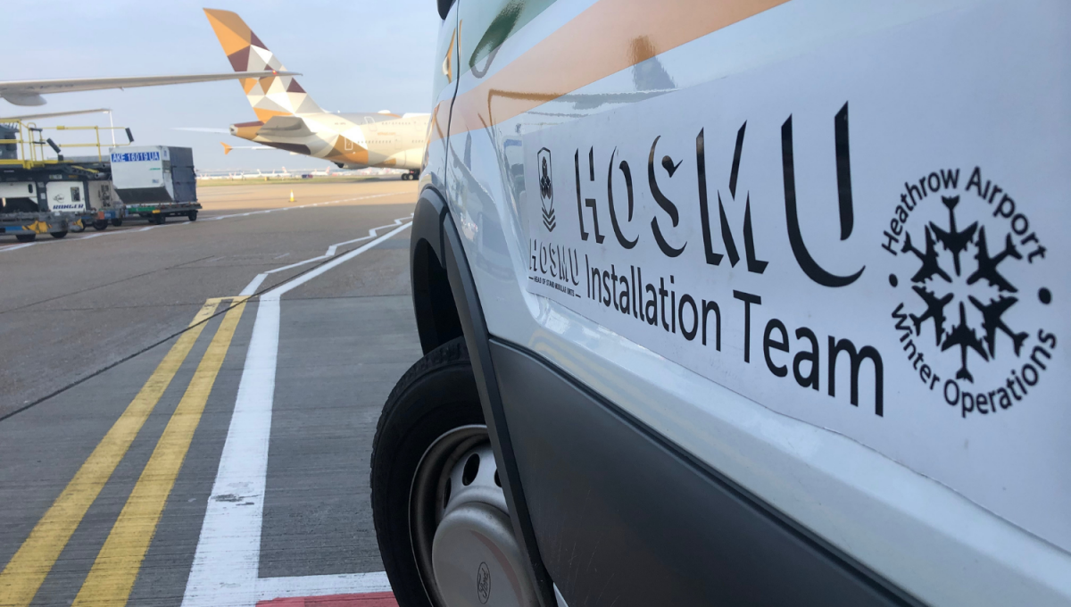 HOSMU airport winter resilience storage and distribution solutions